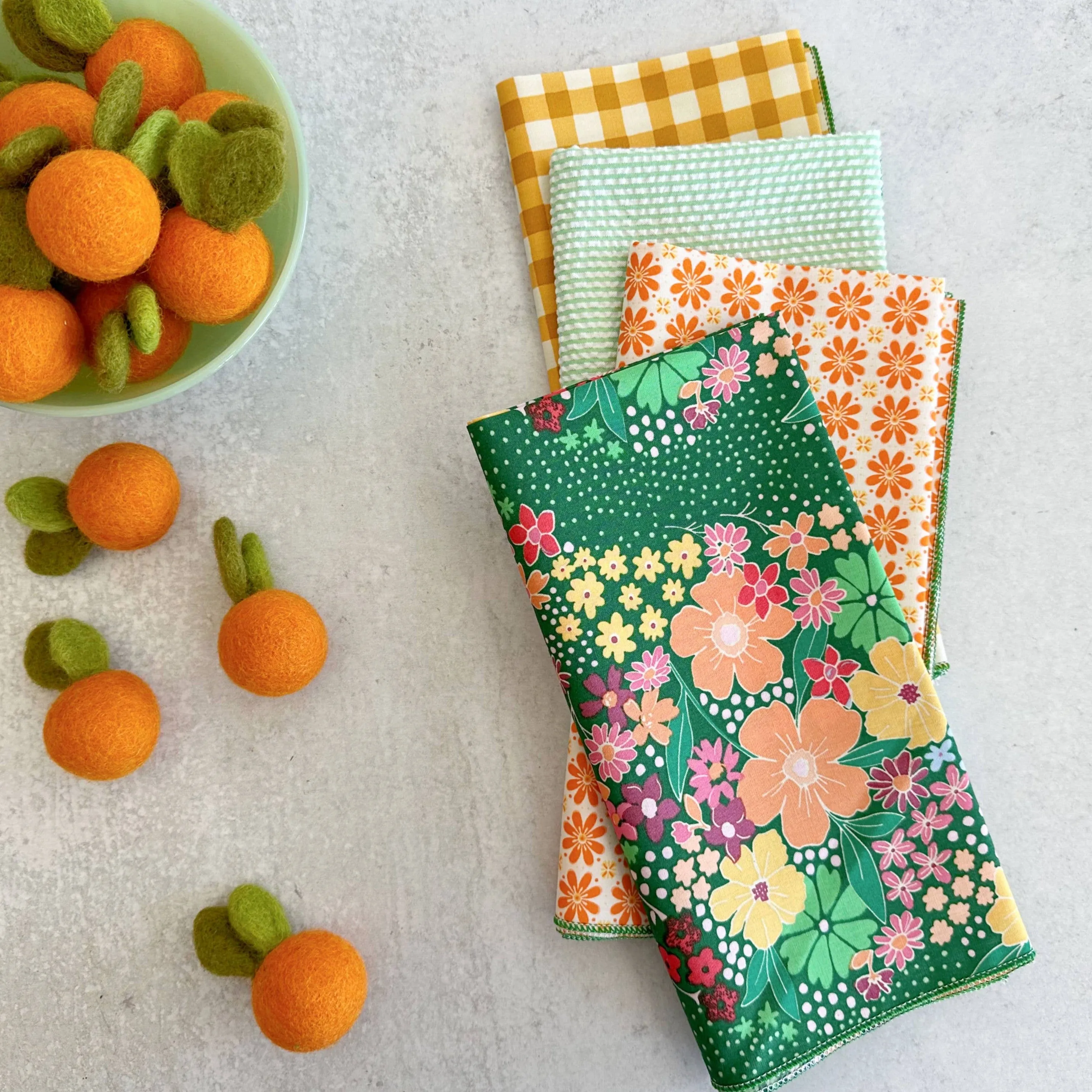 Merry Meadow Cloth Napkins - Set of 4
