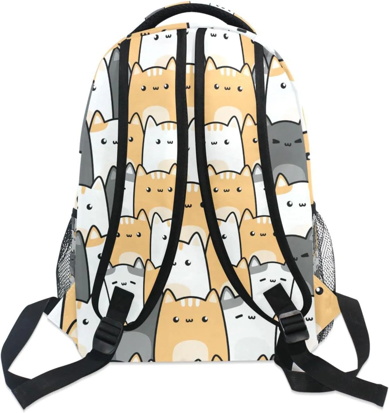 Miaoquhe Cute Cats Backpack for Girls Teenage, Cartoon Animal Backpacks Waterproof Durable School Backpack Personalized Laptop for Hiking Traveling Camping