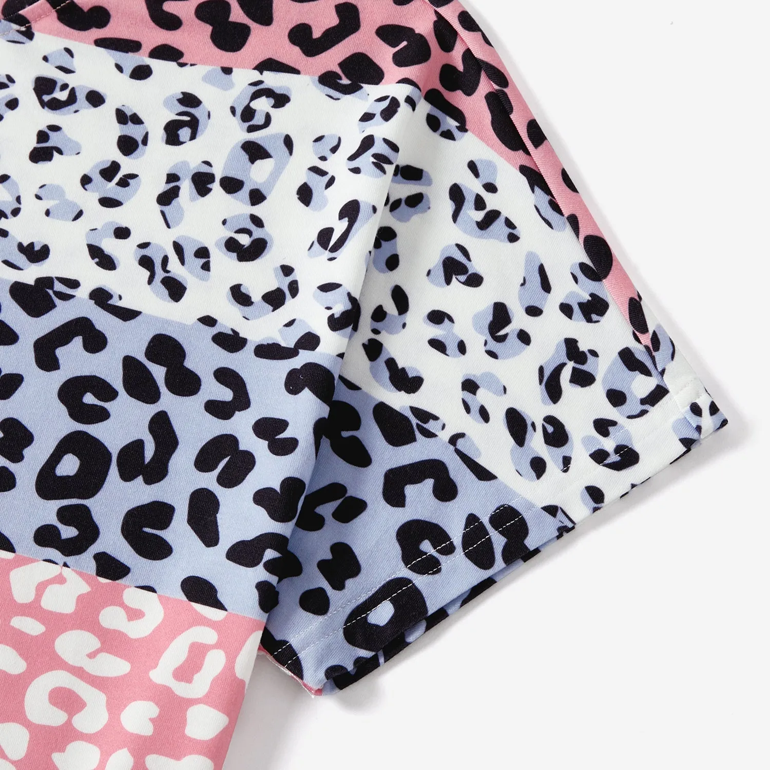 Mommy and Me Short-sleeve Leopard Print Tee