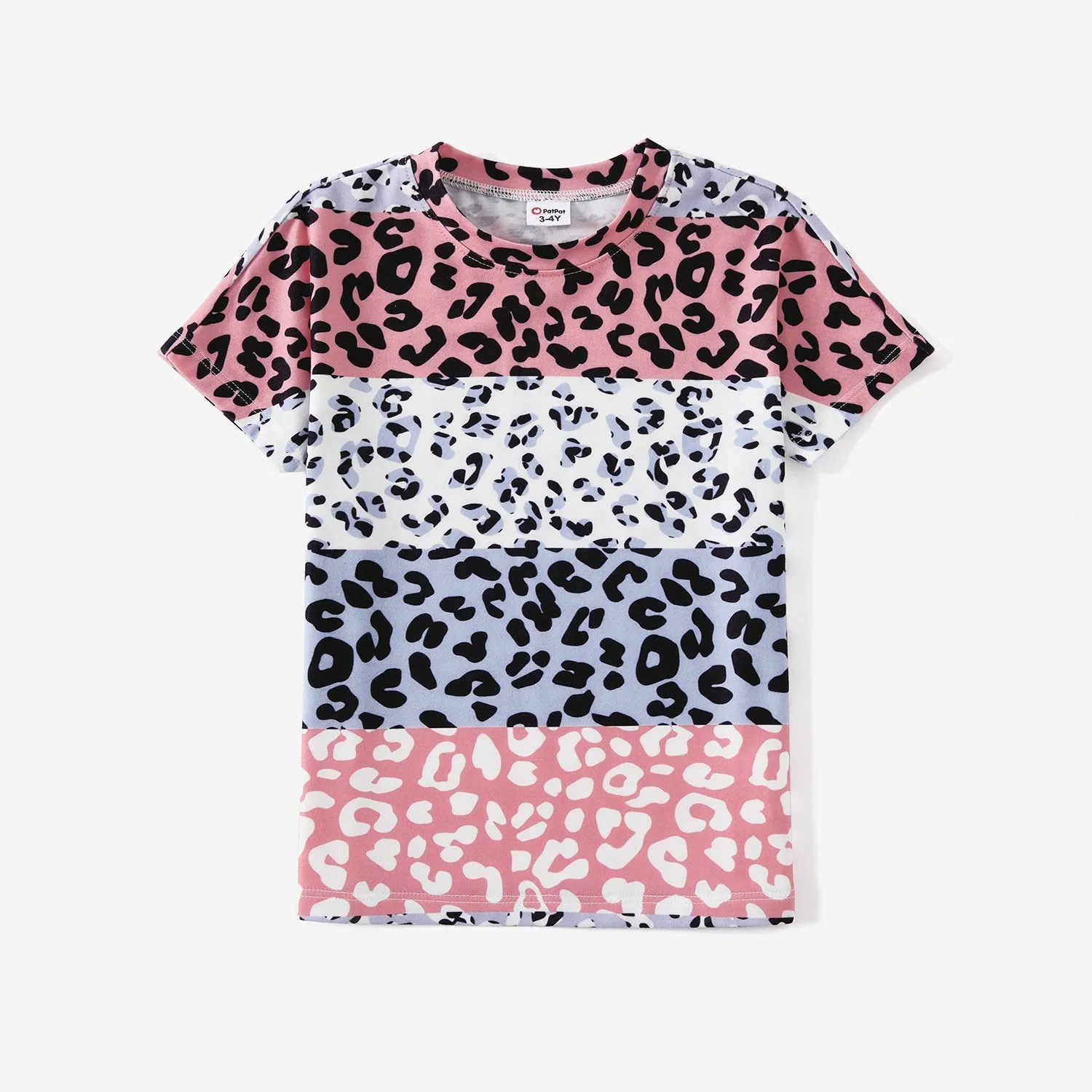 Mommy and Me Short-sleeve Leopard Print Tee