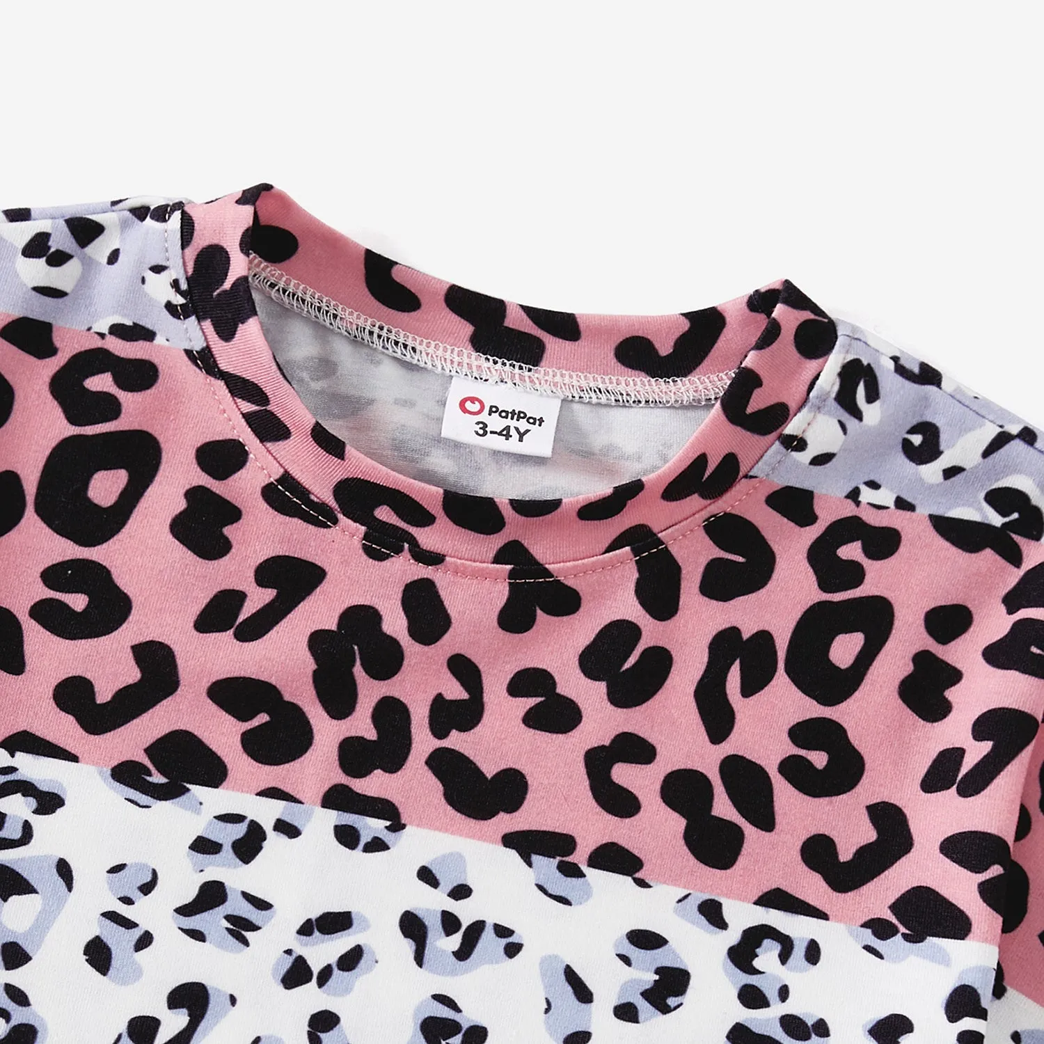 Mommy and Me Short-sleeve Leopard Print Tee