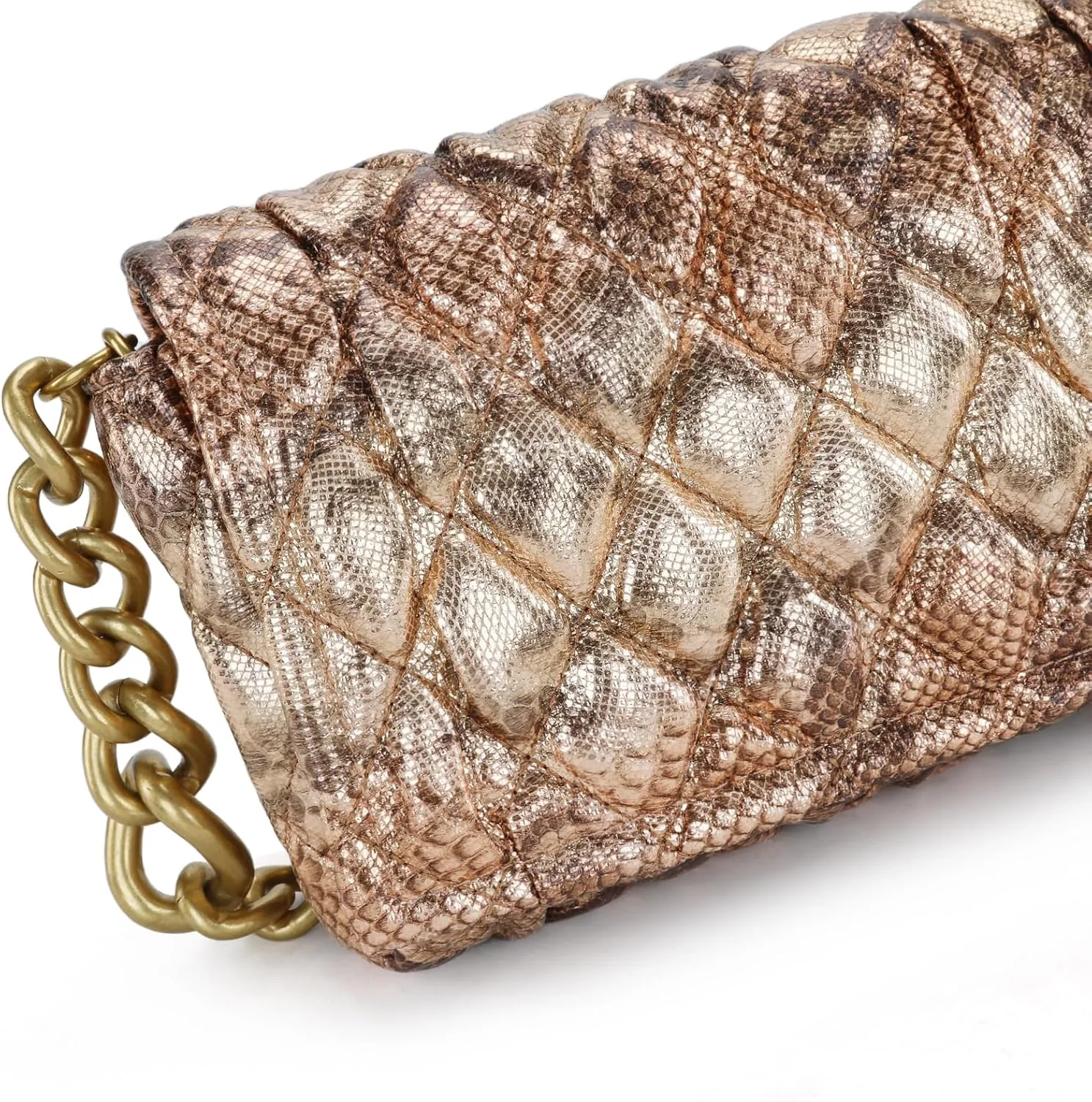 Montana West Quilted Handbags for Women Crossbody Bags Trendy Small Purses and Top Handle Handbags