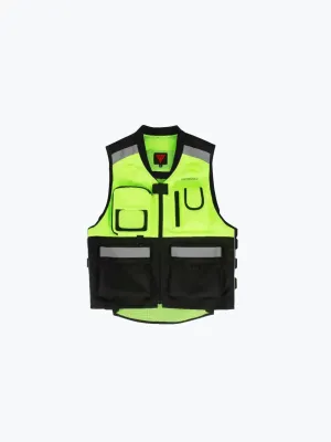 Motowolf Vest Without Pad Black Green 0504