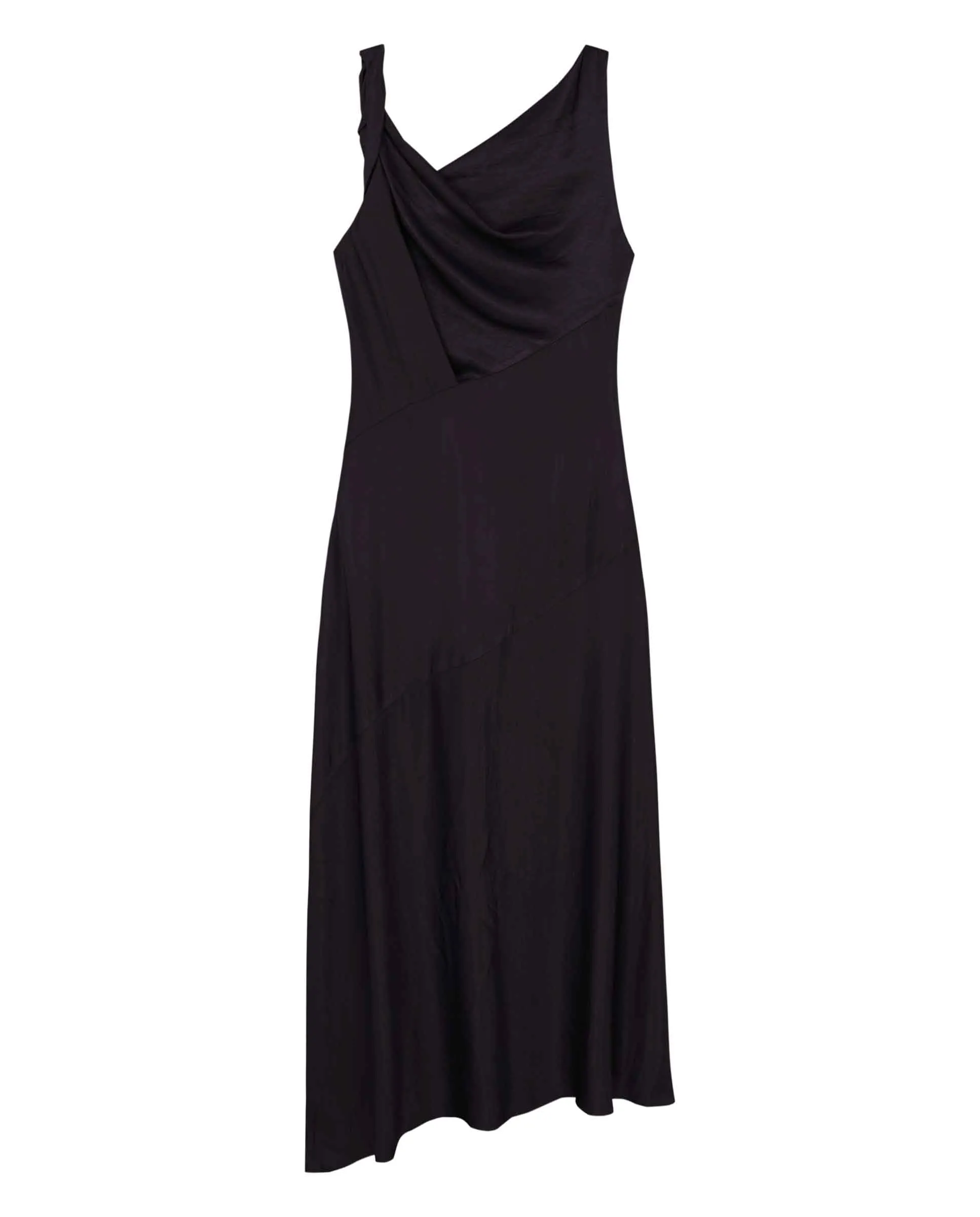 NATALIA | Vestido midi asimétrico