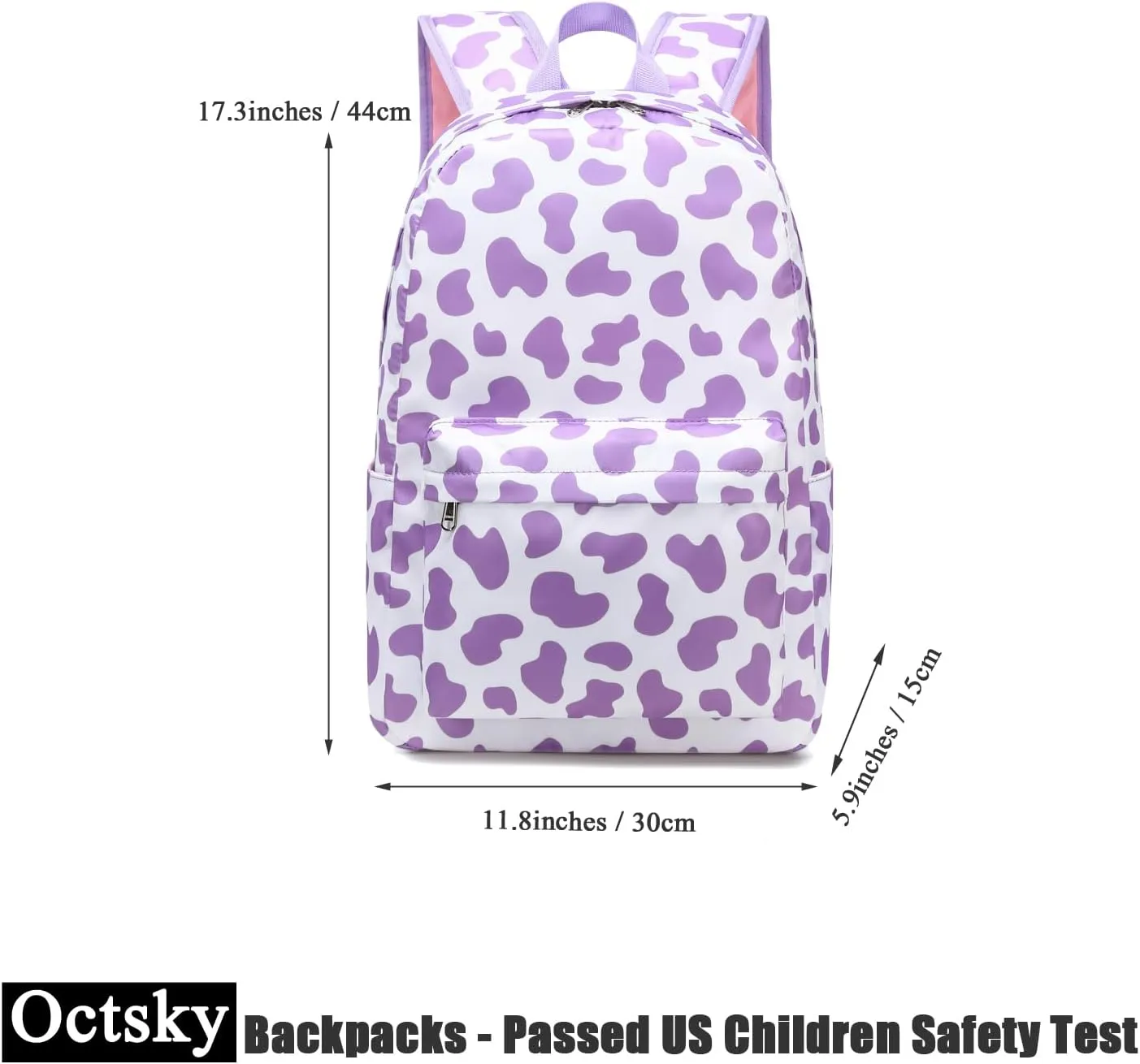 Octsky Kids Backpack for Girls Elementary Primary Middle School Bags for Teens Childs Bookbags Cute Durable Travel Gifts