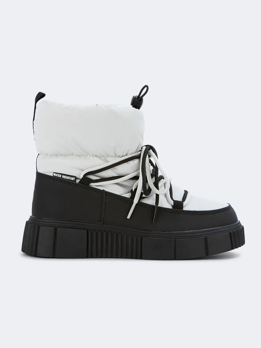 Oil And Gaz Functional Women Skiing After Ski Boots White