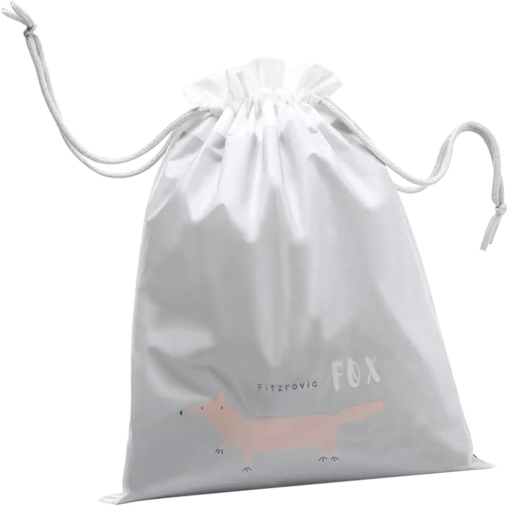 Peva Material Pouch Drawstring Clothings Storage Bag Dry Bag for Activities Camping (light Grey)