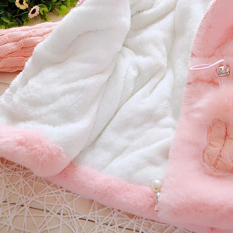 Plush Baby Thicken Warm Winter Jackets
