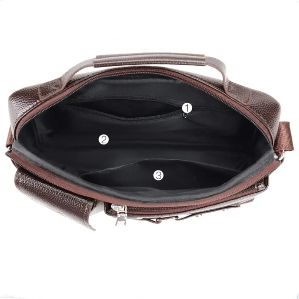 PU Leather Business Handbags Men Messenger Bags Fashion Man Bag