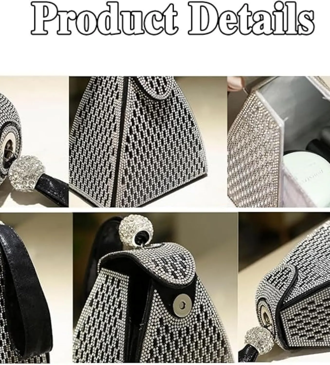 Pyramid Shape Luxury Evening Bags,Cocktail Engagement Triangle Bag For Party Night,Clutch Purse Wrist bag