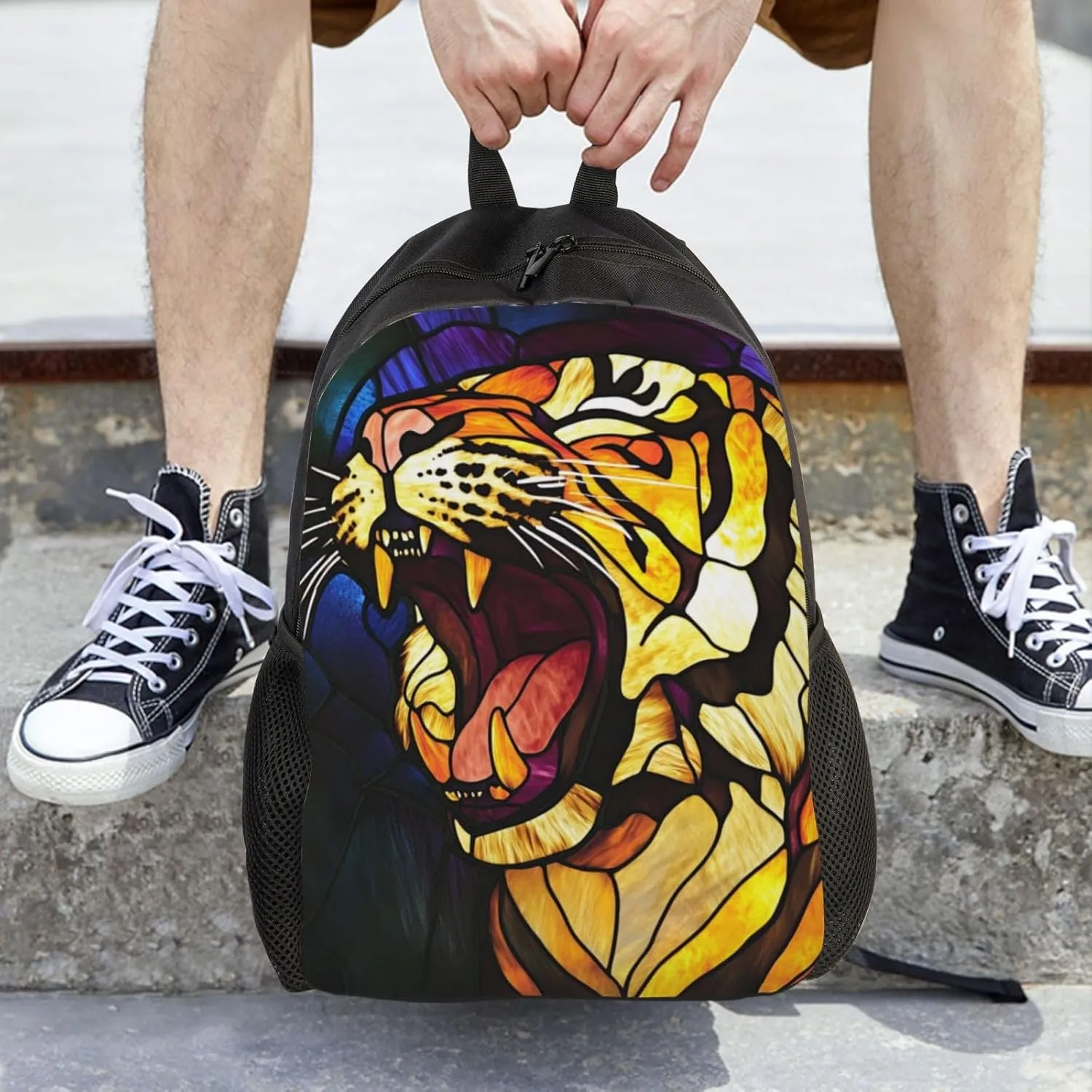 Roaring Tiger Backpack Waterproof Anti Theft Durable Light Laptop Bag Backpacks For Women Men Travel Gym Backpack