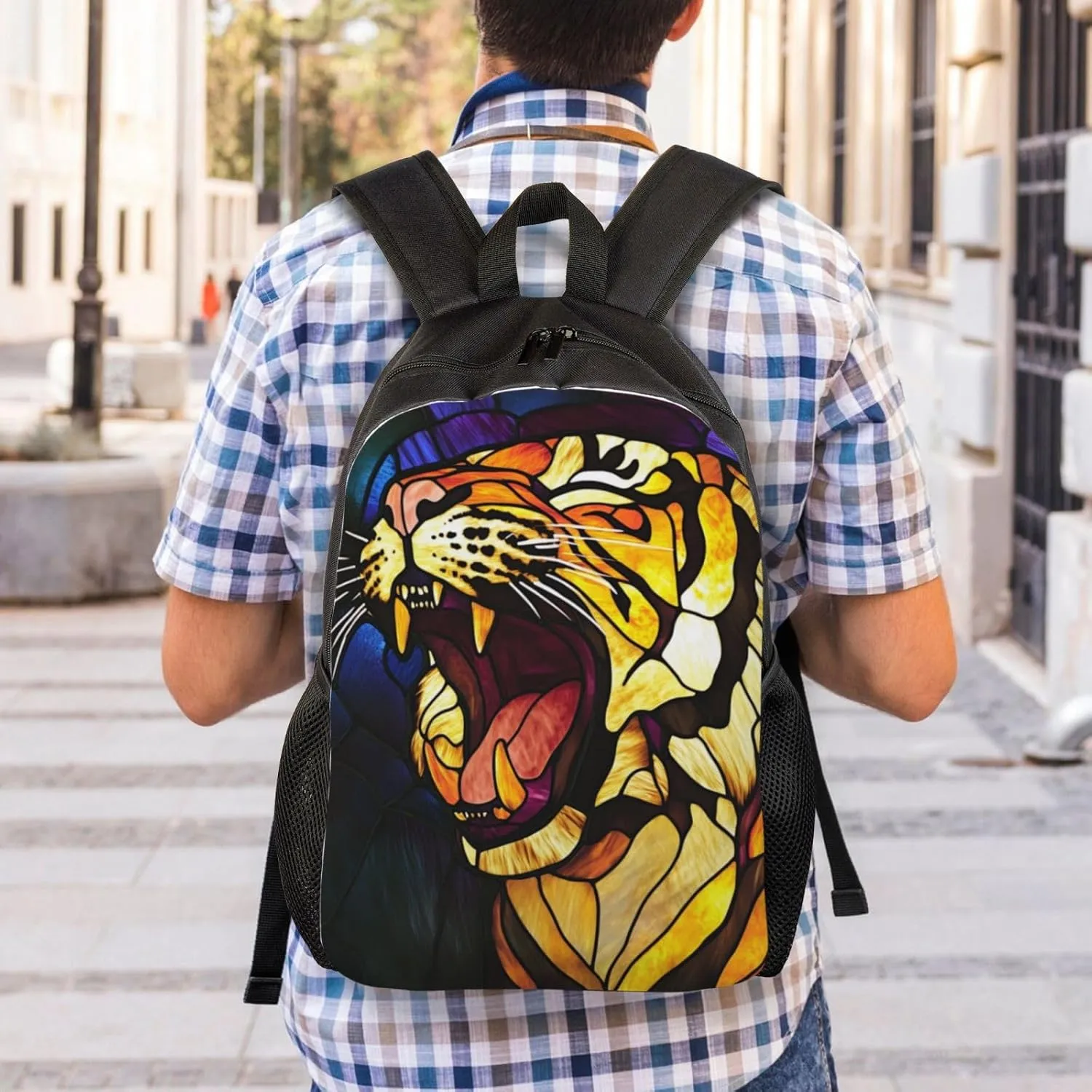 Roaring Tiger Backpack Waterproof Anti Theft Durable Light Laptop Bag Backpacks For Women Men Travel Gym Backpack