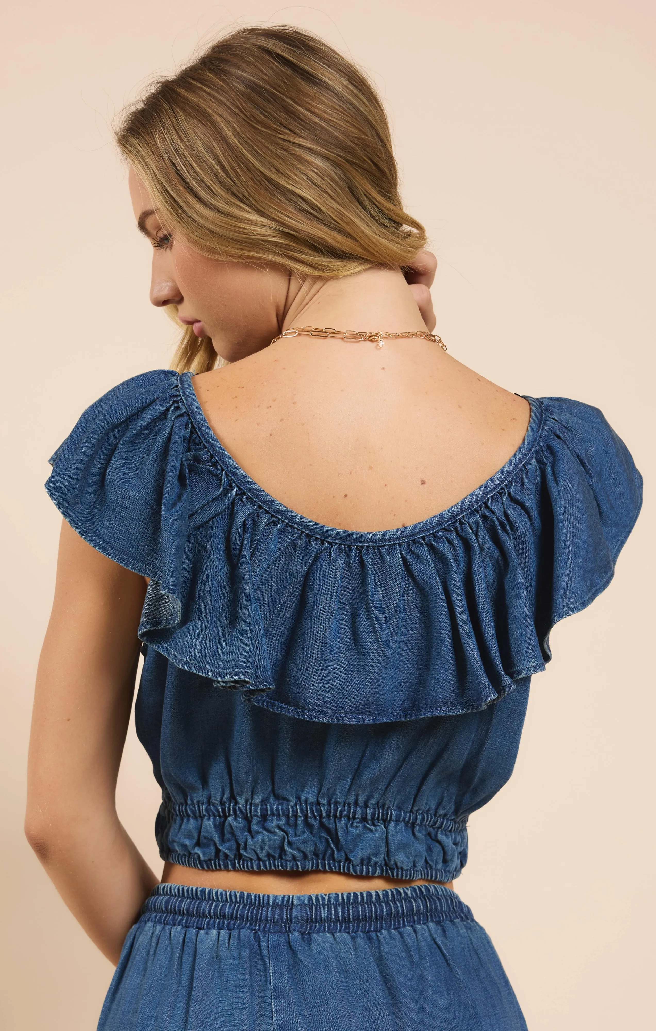 Sadie & Sage | It's Pouring Ruffle Top