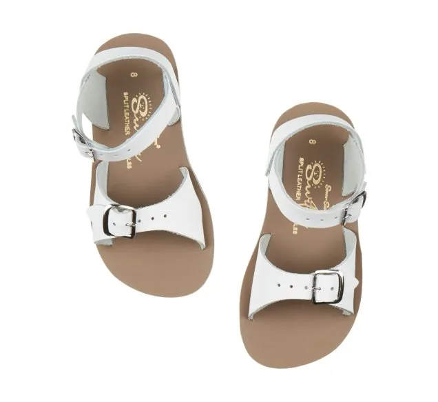 Salt Water Sandals Kids Surfer Sandal - White