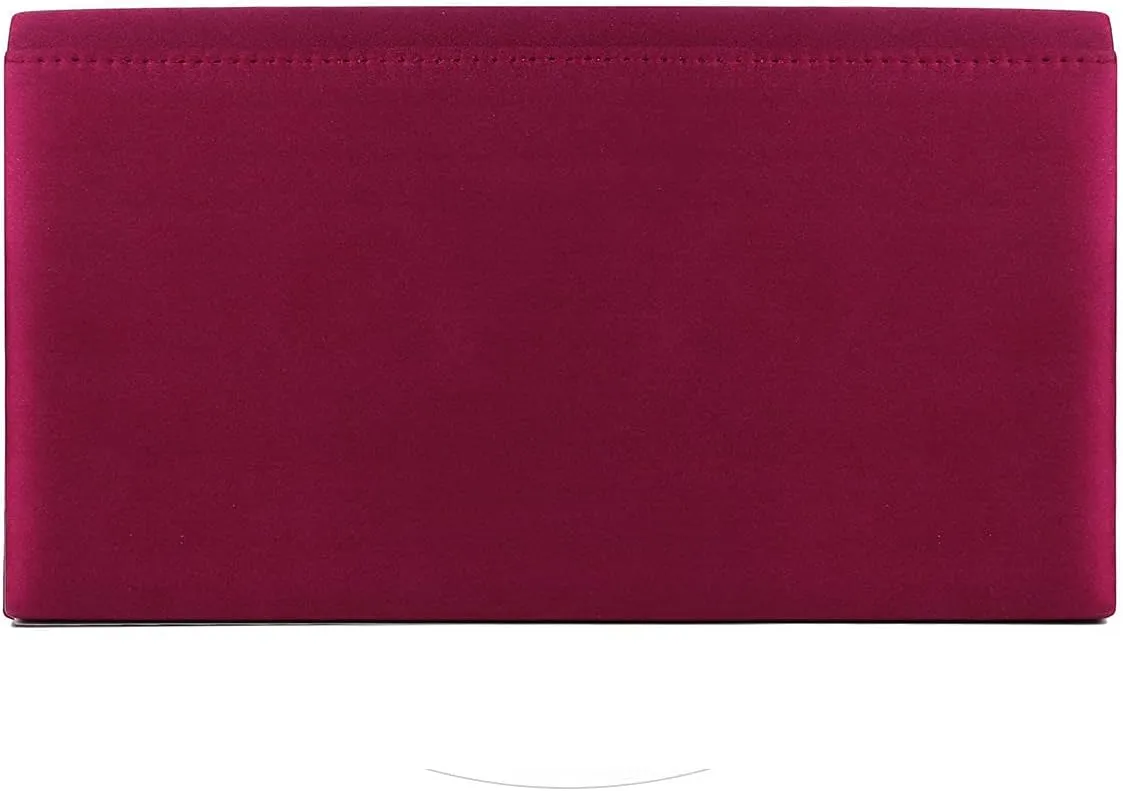 Satin Rhinestones Evening Bags Party Bridal Clutch Purse For Women Prom Clutch