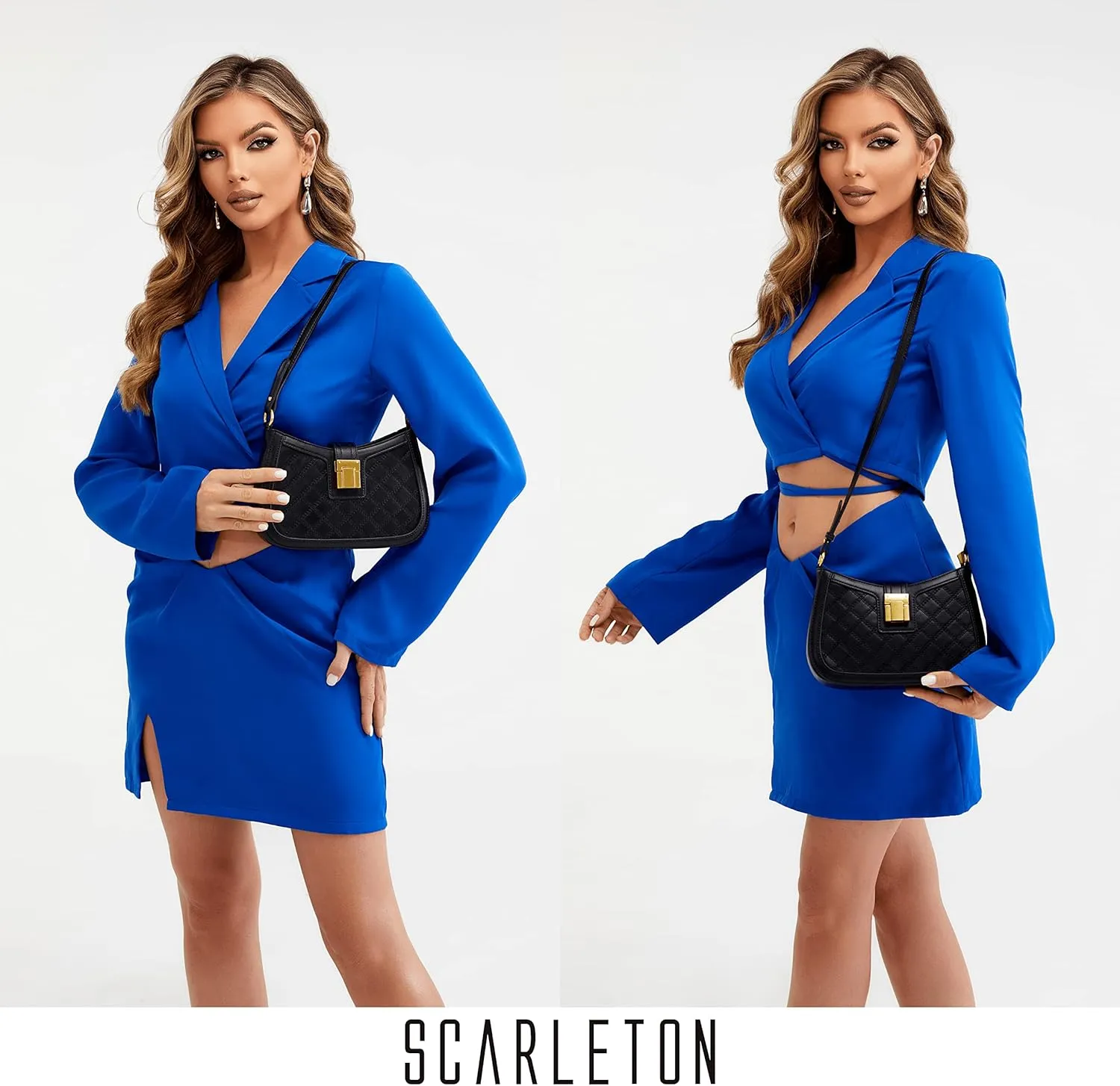 Scarleton Crossbody Bags for Women, Purses for Women, Lightweight Shoulder Bag Purse, Crossbody Bag with 2 Straps, H2087