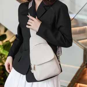 SENDEFN Sling Bag Crossbody Bags for Women Cross Body Purse Leather Fanny Pack Chest Bag for Travel