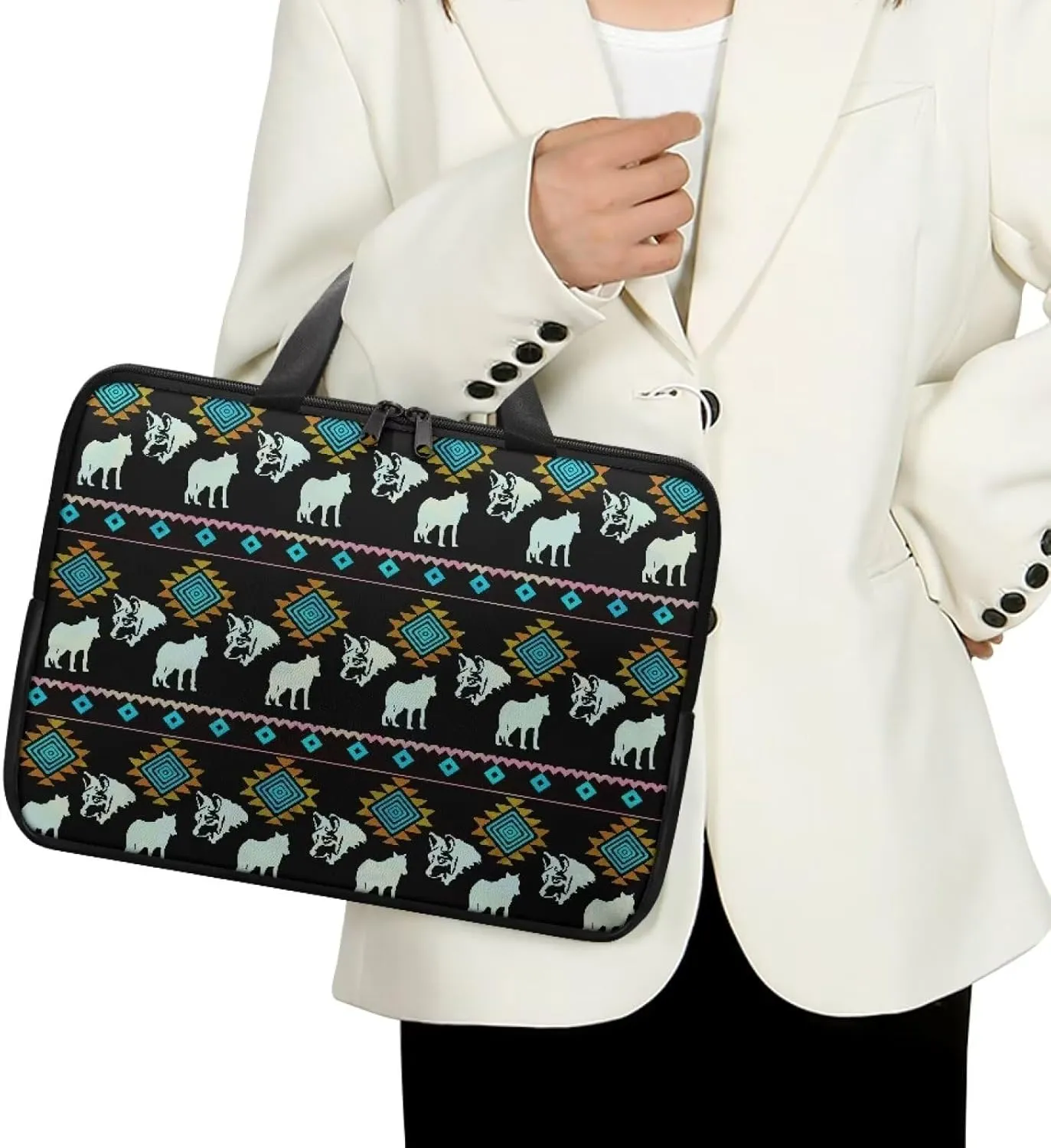 Slim Laptop Messenger Bags,Fashion Laptop Tote Bag for Women,Computer Bag for Men