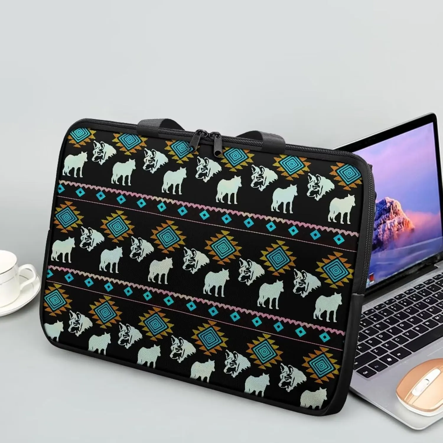 Slim Laptop Messenger Bags,Fashion Laptop Tote Bag for Women,Computer Bag for Men