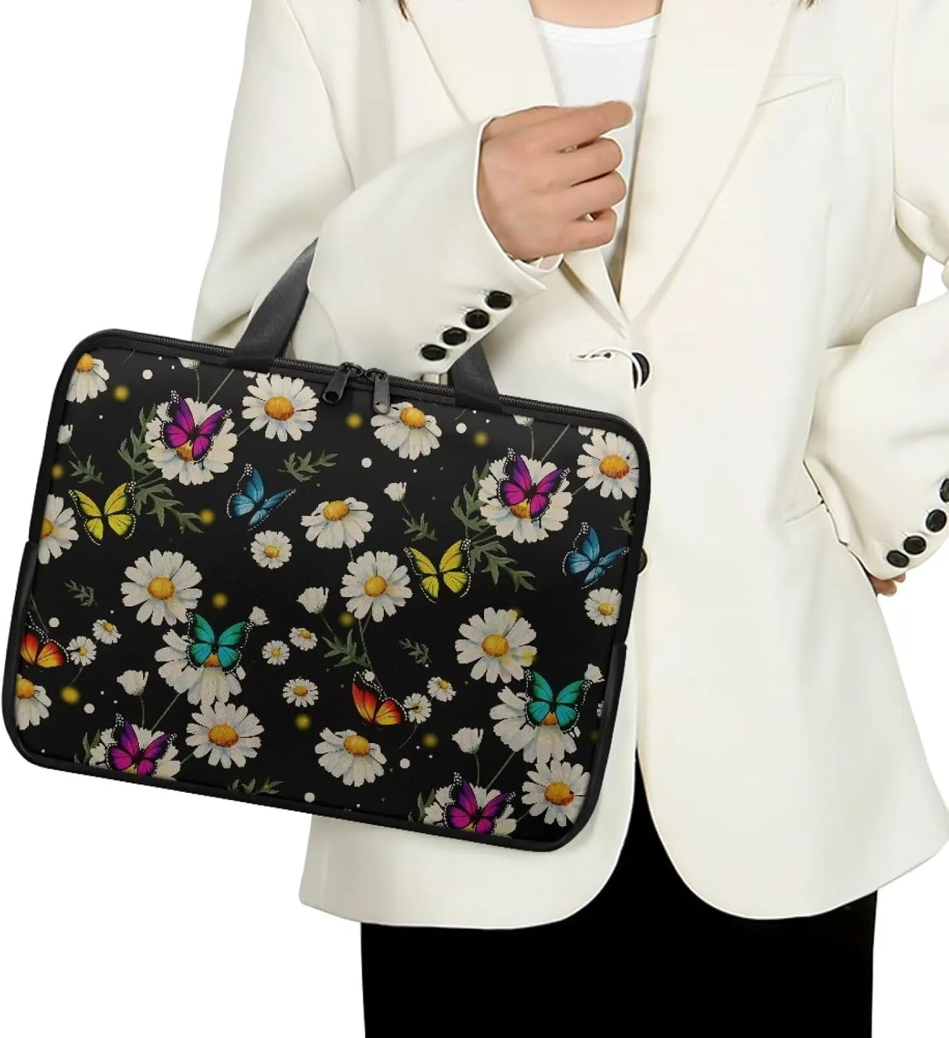 Slim Laptop Messenger Bags,Fashion Laptop Tote Bag for Women,Computer Bag for Men