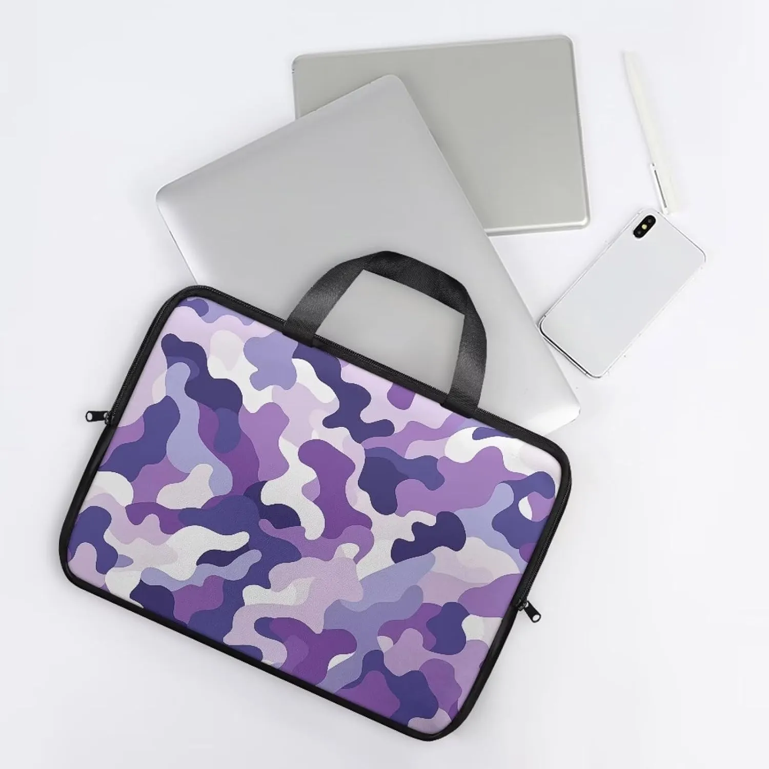 Slim Laptop Messenger Bags,Fashion Laptop Tote Bag for Women,Computer Bag for Men