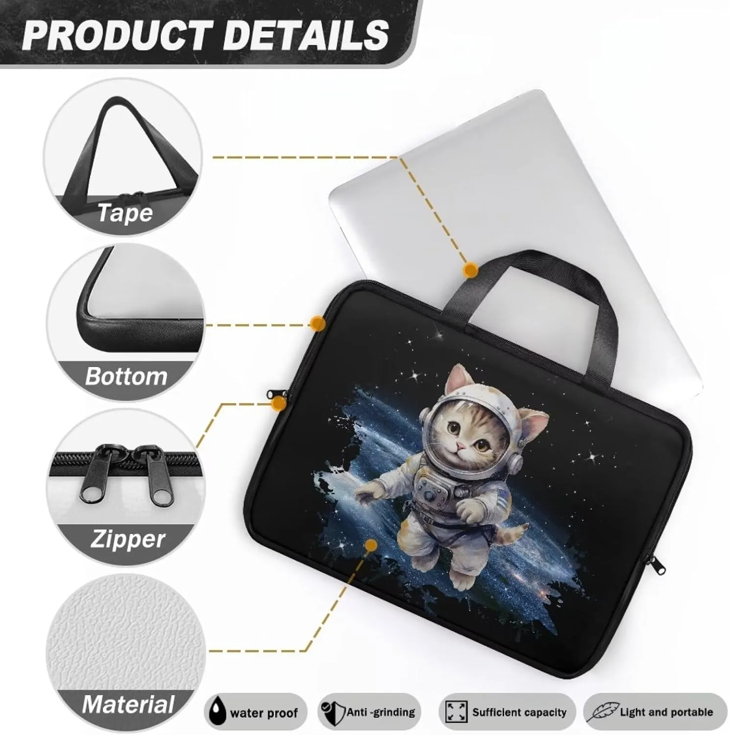 Slim Laptop Messenger Bags,Fashion Laptop Tote Bag for Women,Computer Bag for Men