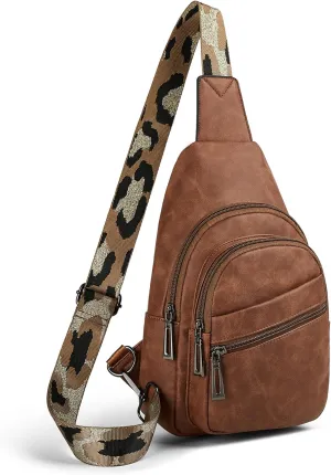 Sling Bag Crossbody Bags for Women Cross Body Fanny Packs Chest Sling Purses for Travel Shopping Leisure Sport