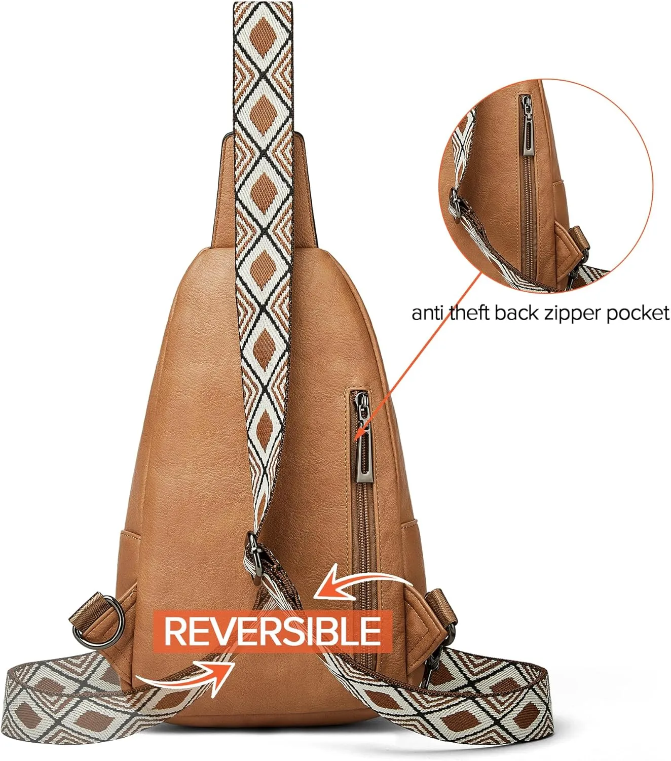 Sling Bag Crossbody Bags for Women Cross Body Fanny Packs Chest Sling Purses for Travel Shopping Leisure Sport