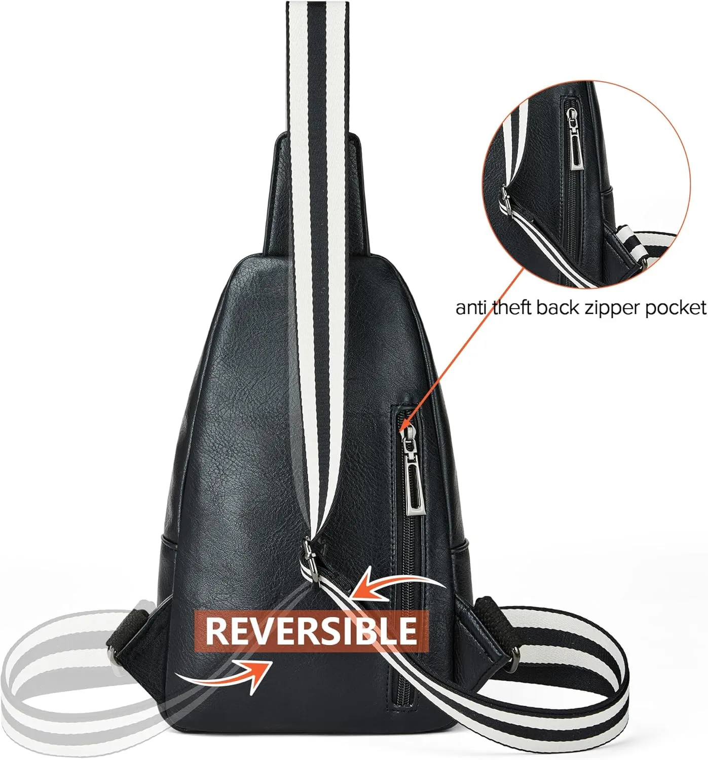 Sling Bag Crossbody Bags for Women Cross Body Fanny Packs Chest Sling Purses for Travel Shopping Leisure Sport
