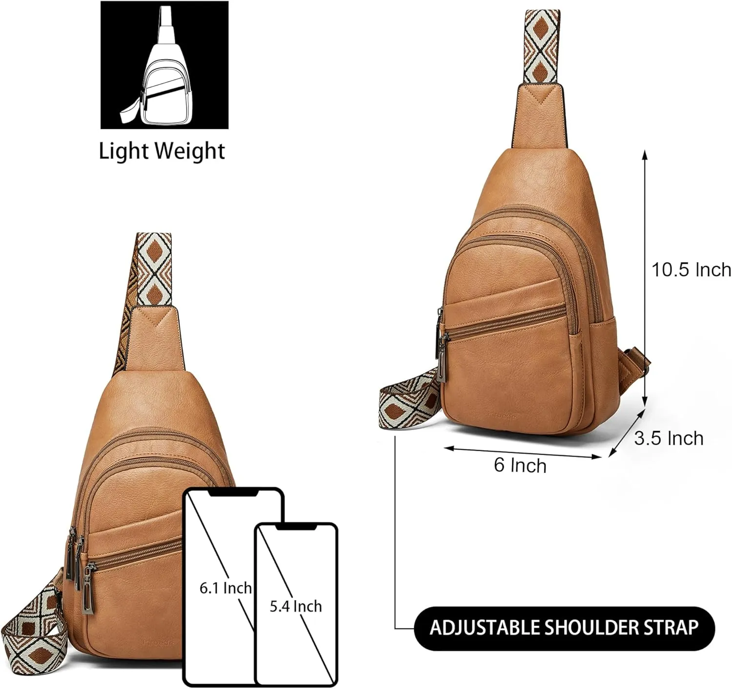 Sling Bag Crossbody Bags for Women Cross Body Fanny Packs Chest Sling Purses for Travel Shopping Leisure Sport