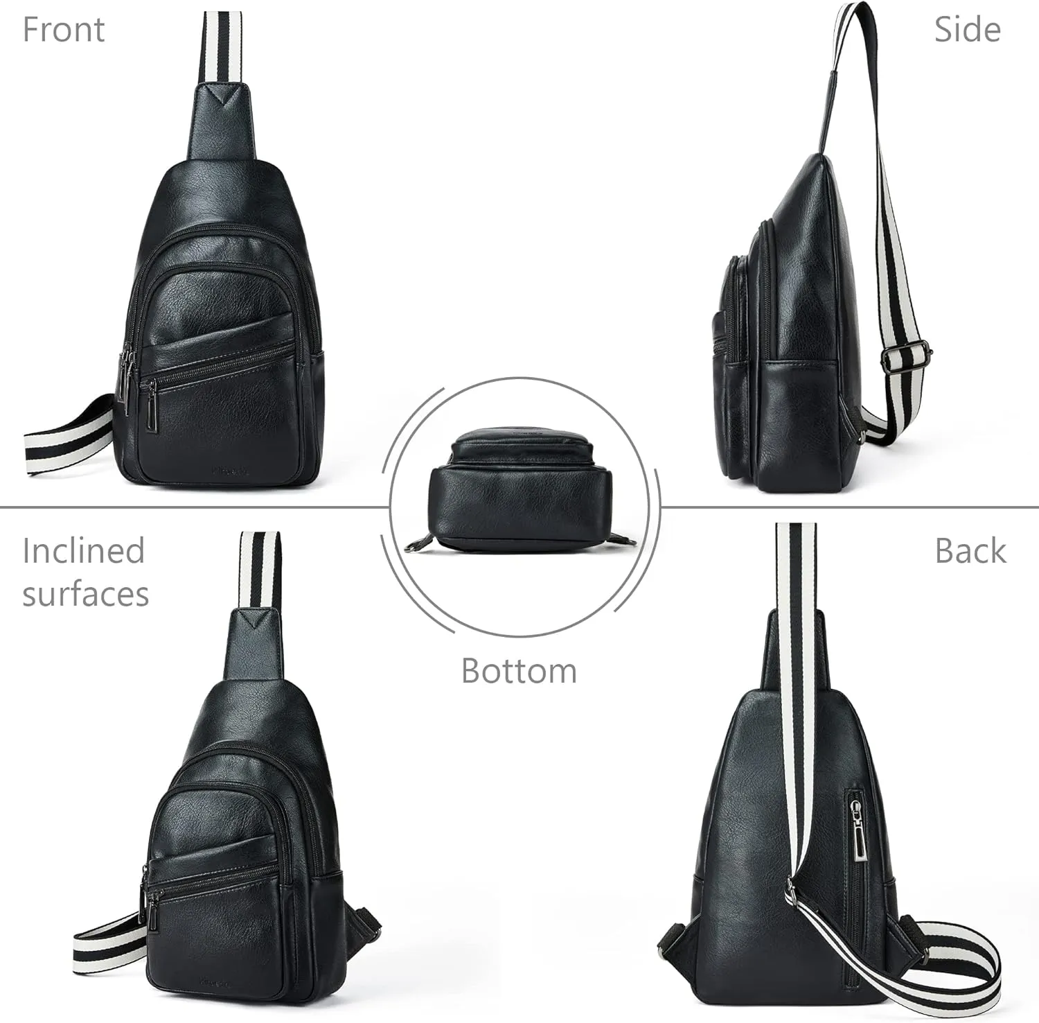 Sling Bag Crossbody Bags for Women Cross Body Fanny Packs Chest Sling Purses for Travel Shopping Leisure Sport