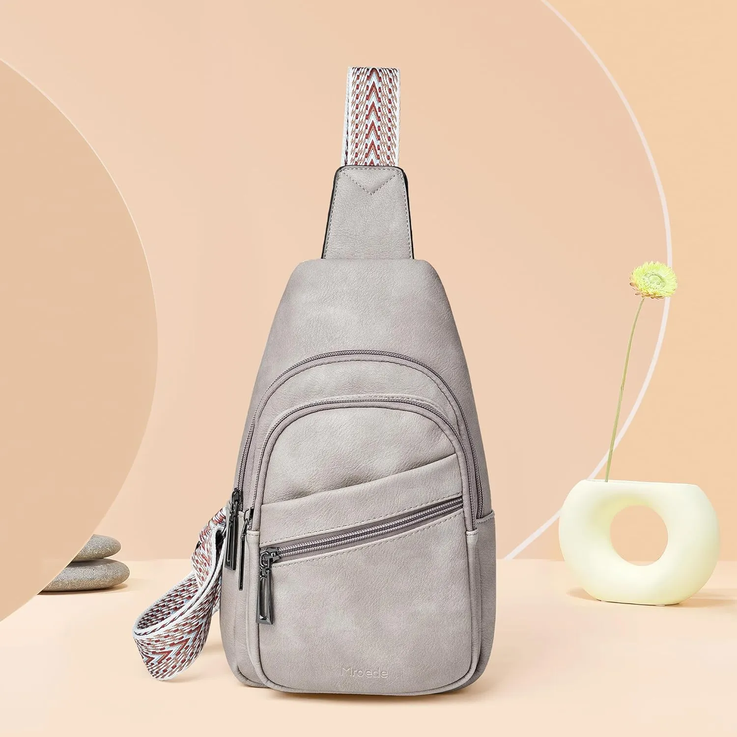 Sling Bag Crossbody Bags for Women Cross Body Fanny Packs Chest Sling Purses for Travel Shopping Leisure Sport