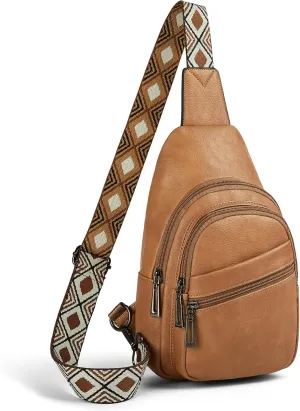 Sling Bag Crossbody Bags for Women Cross Body Fanny Packs Chest Sling Purses for Travel Shopping Leisure Sport