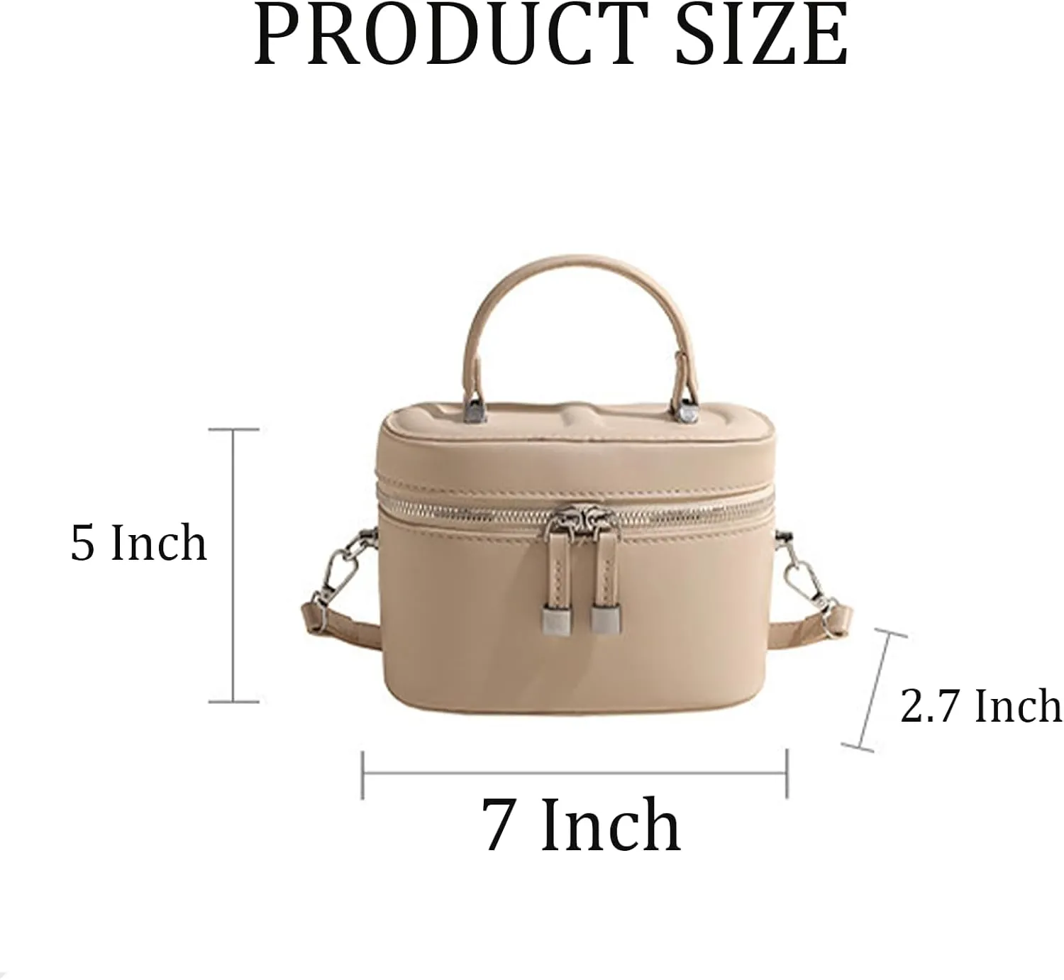 Small Bucket Bags for Women Vintage Crossbody Handbags Shoulder Bag Mini Square Box Trendy Women's Handbags