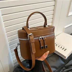 Small Bucket Bags for Women Vintage Crossbody Handbags Shoulder Bag Mini Square Box Trendy Women's Handbags