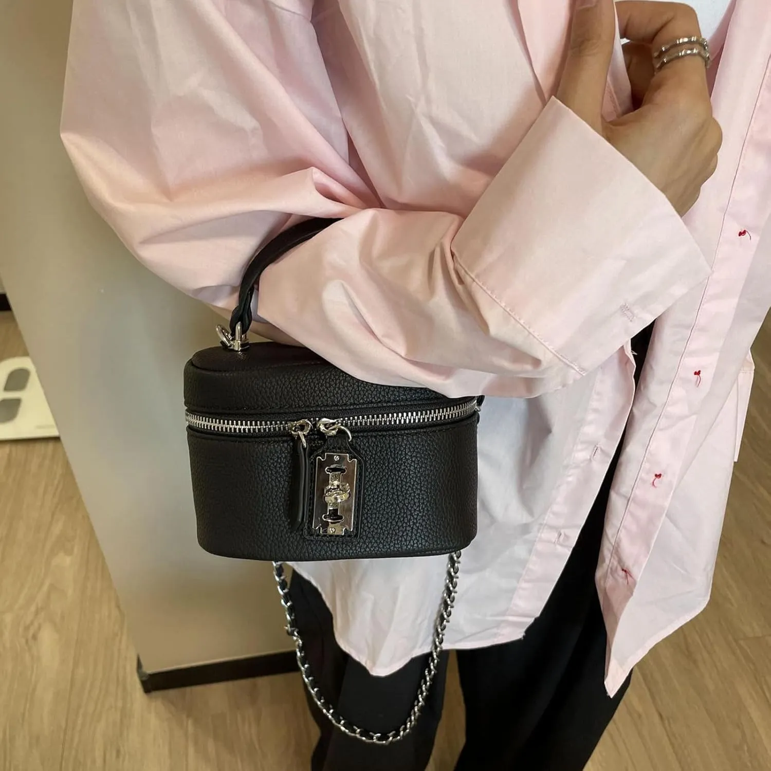 Small Bucket Bags for Women Vintage Crossbody Handbags Shoulder Bag Mini Square Box Trendy Women's Handbags