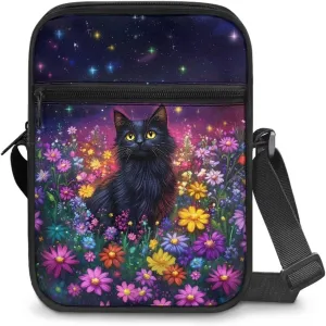 Small Messenger Bag for Women  Men Mini Adjustable Crossbody Shoulder Bag with Zipper Portable Travel Cute Purse