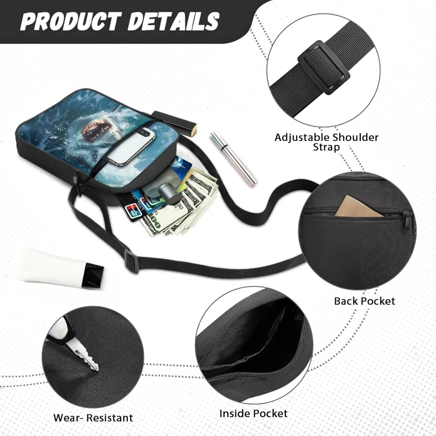 Small Messenger Bags Purses for Women Mini Crossbody Cell Phone Purse Wallet for Women and Men, Shoulder Bag