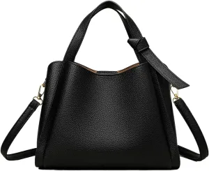 Soft Vegan Leather Bags Womens Versatile Cross Body Bags with Adjustable Straps Elegant Tote Bag for Daily Life