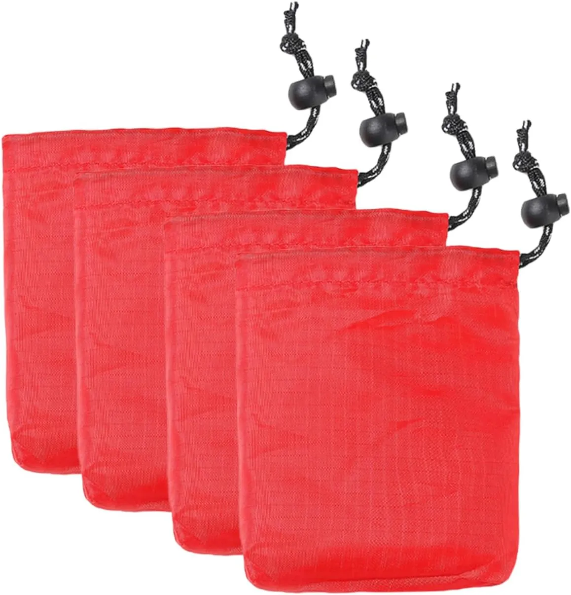 SOIMISS Outdoor Drawstring Bags Set of 4 Small Bag for Camping Jewelry Pouches
