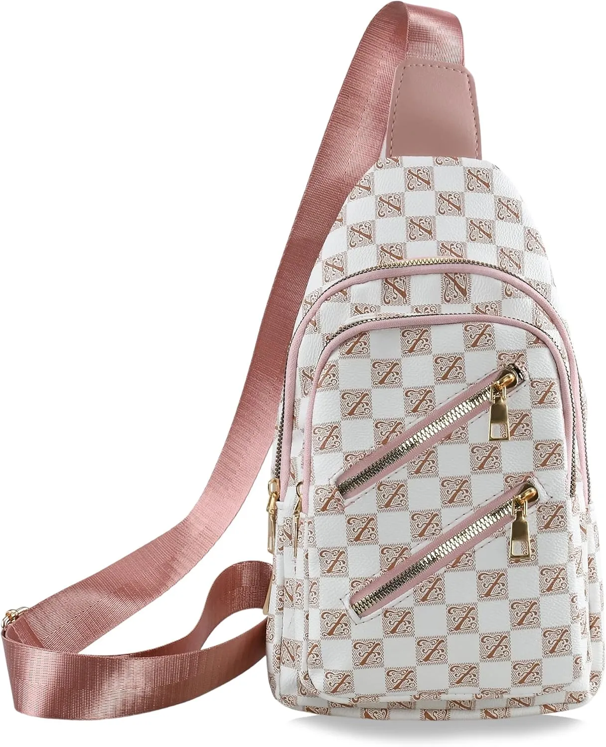 Sorexuber Sling Bag for Women Men Leather Crossbody Bags Fanny Pack Chest Bag for Travel Anti Theft,Crossbody Bag for Women