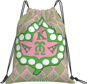 Sorority Multifunctional Drawstring Bags Backpack Large Sport Gym Travel Backpack for Men Women Hiking Daypack, Style-4