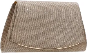 Sparkly Shoulder Women Sequins Clutch Glitter Evening Shiny Handbag with Detachable Chain Bridal Wedding Purse