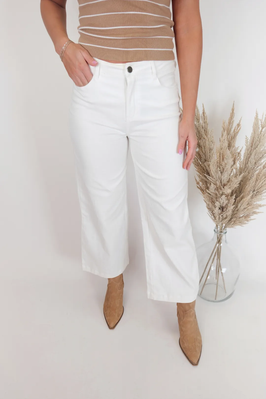 Spring Bliss Wide Leg Denim