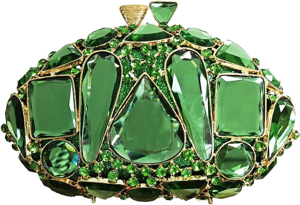 Stones Clutch Women Luxury Crystal Evening Bag Rhinestone Evening Bag for Party and Wedding Unique Evening Bags