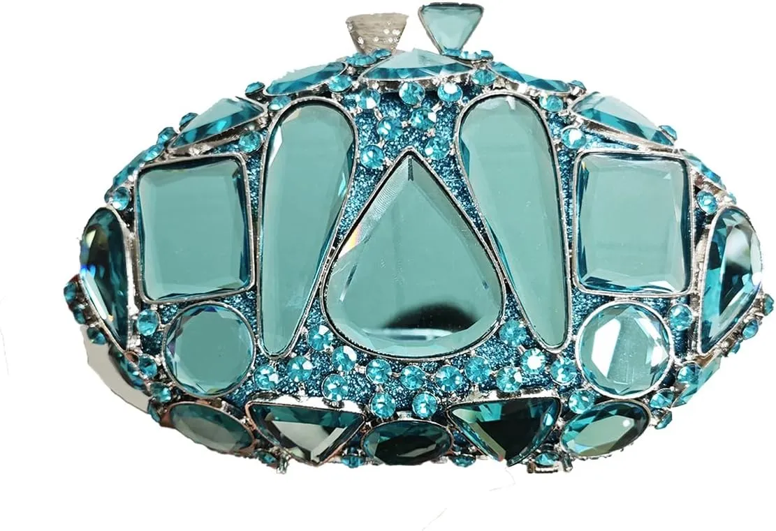 Stones Clutch Women Luxury Crystal Evening Bag Rhinestone Evening Bag for Party and Wedding Unique Evening Bags