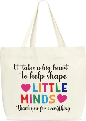 Teacher Tote Bag, Teacher Canvas Tote Bag For Shopping, Teacher Appreciation Gifts, Thank You Teacher Gifts, Teachers' Day Birthday Christmas Gifts for Teachers -35