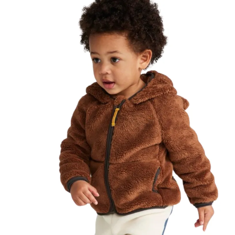 Teddy Design Fleece Jackets For Toddlers