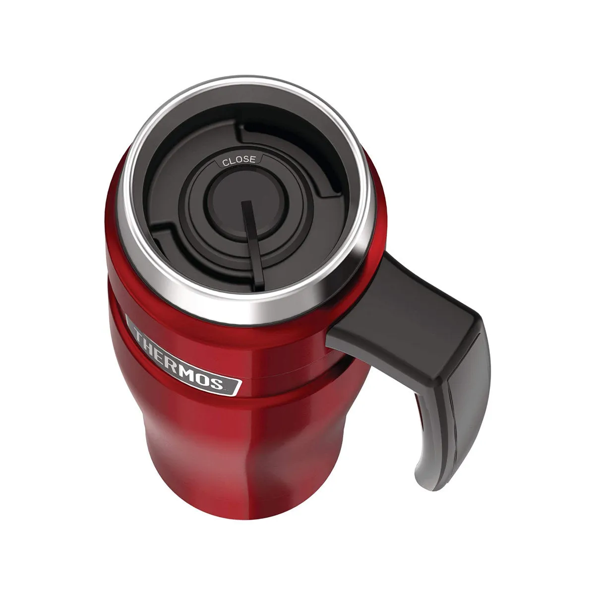 Thermos Stainless King Vacuum Insulated Travel Mug Red 470ml