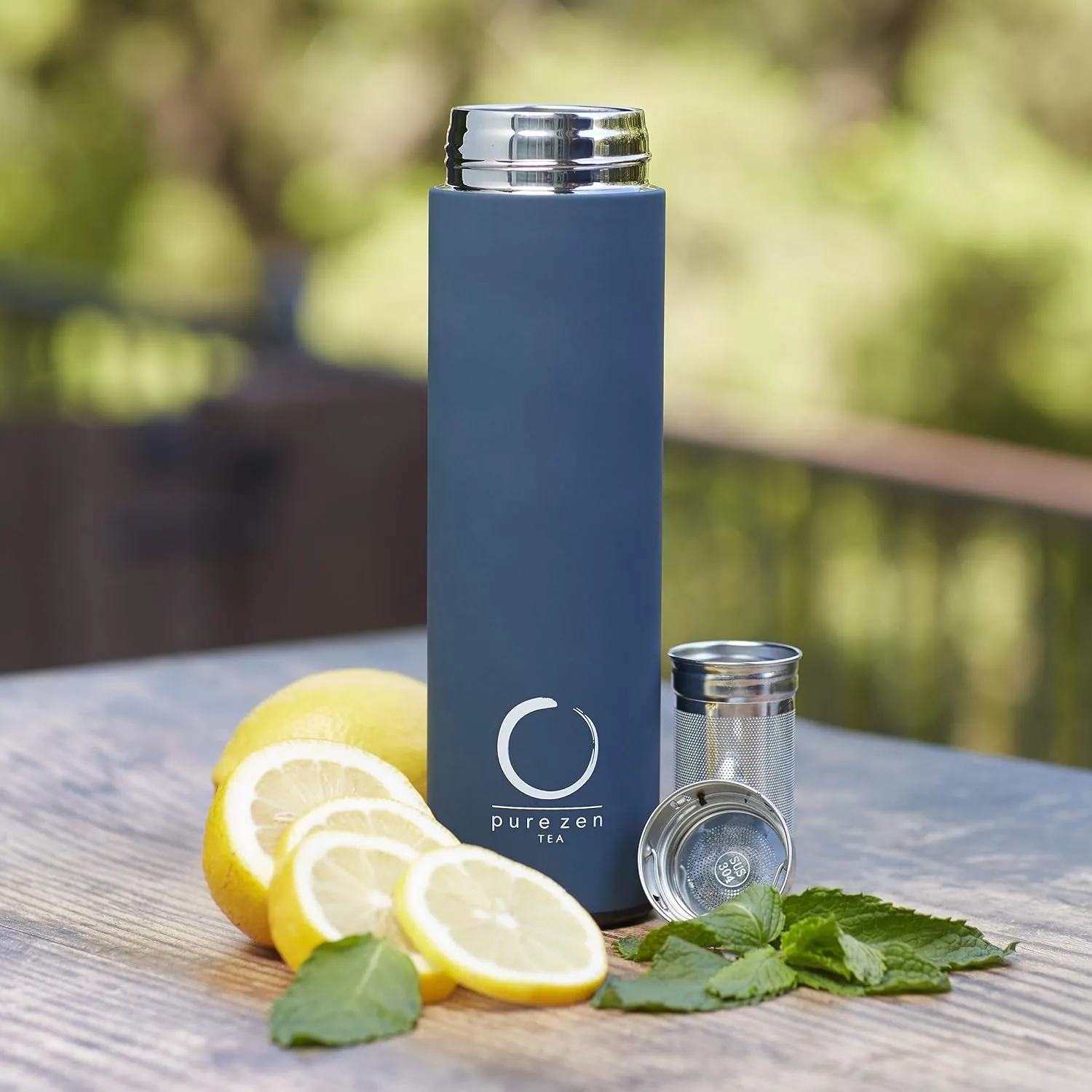 Thermos with Infuser for Tea, Coffee and Fruit-Infused Water